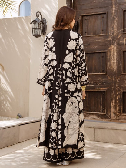 Karen abbey printed kurta pant set