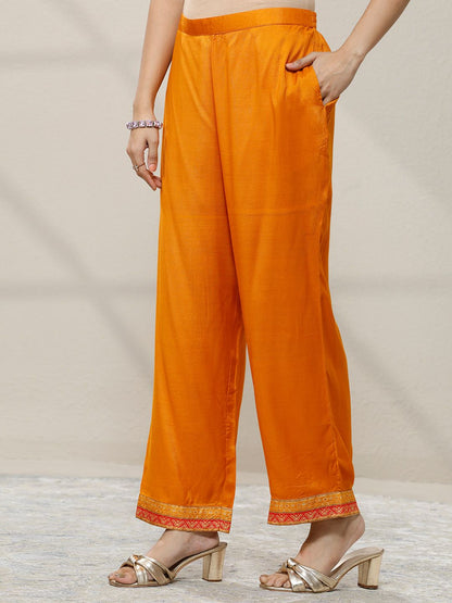 Dhiyona LL Women Floral Printed Regular Mirror Work Kurta with Palazzos & With Dupatta