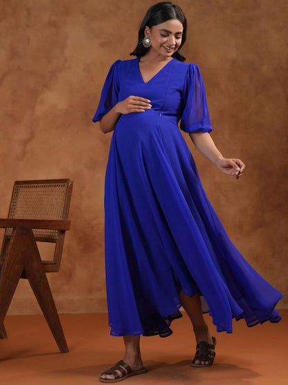 Dhiyona AY Women's Fit & Flared Maternity Ethnic Dresses