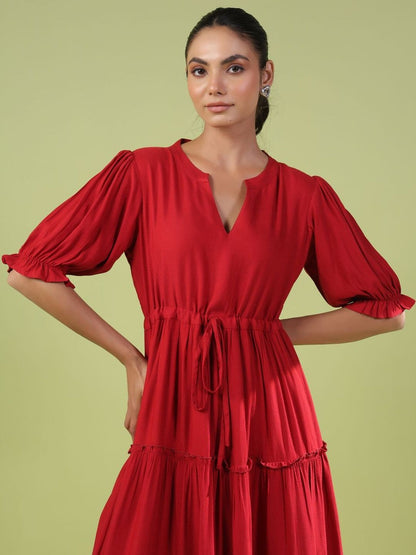 Dhiyona AY Women's Printed Tier Dress