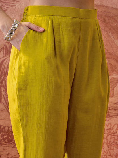 Embroidered & Zari-Detailed A-Line Kurta Sets With Dupatta