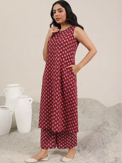 Women Ethnic Motifs Printed Regular Kurta with Trousers