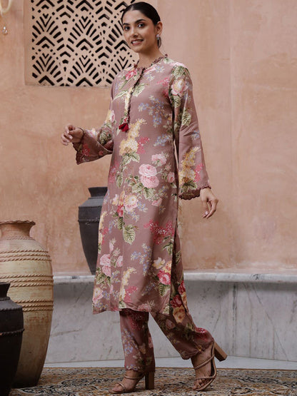 Floral Printed Kurta with Trouser