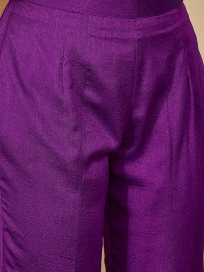 Dhiyona SN Sequence Embroidered Straight Kurta Sharara With Dupatta
