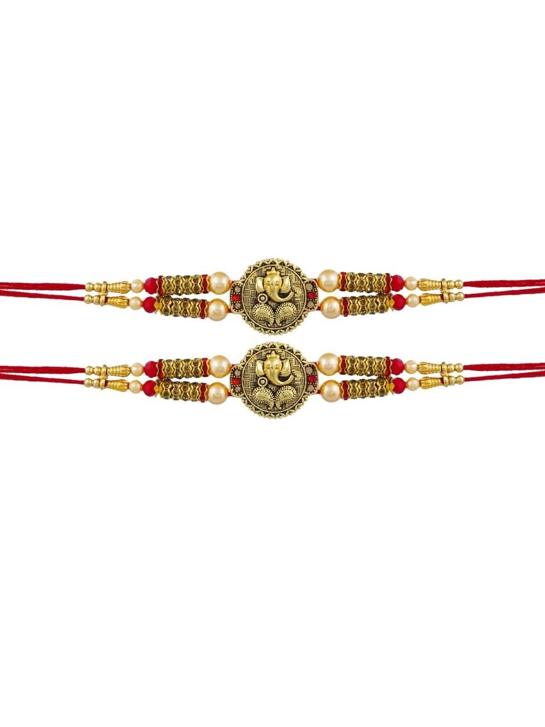 Dhiyona Set Of 2 Thread Rakhi