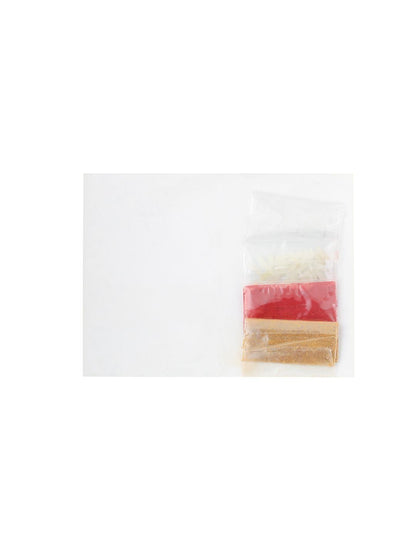 Dhiyona Set Of 6 Yellow & Red Thread Rakhi With Roli Chawal Chandan Mishri
