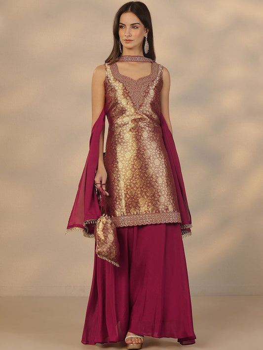 Dhiyona LL Women Regular Kurta with Palazzos & With Dupatta