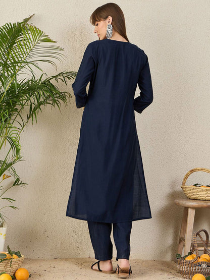 Dhiyona IE Embroidered Tunic With Trousers