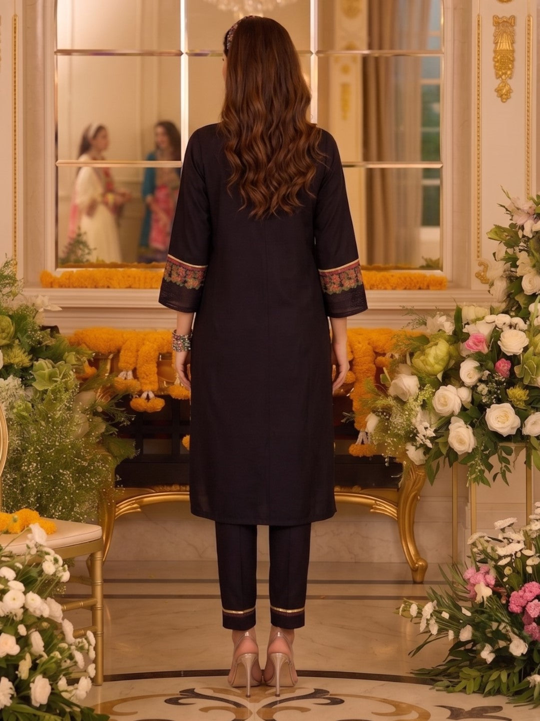 Nazia Jade Embroidery Full Work Suit Set