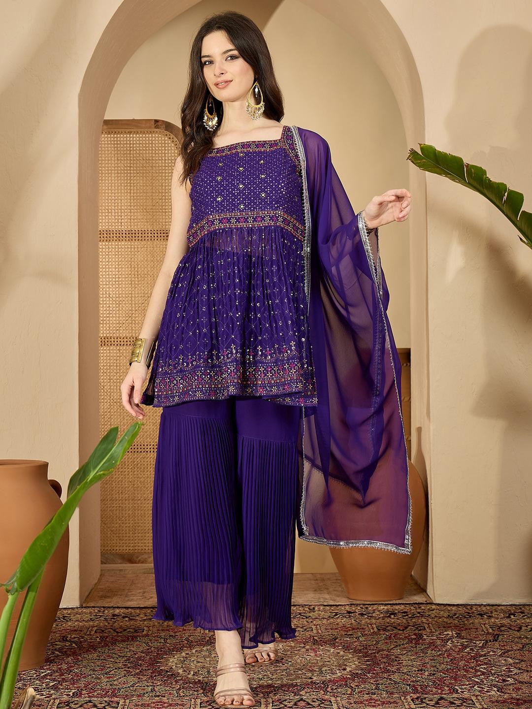 Women Blue Kurta Sets