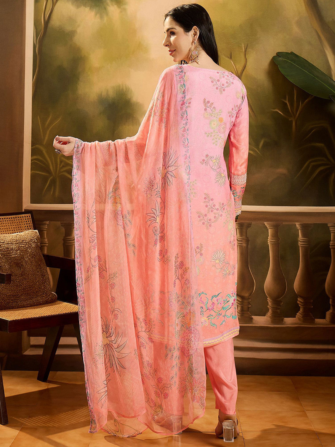 Women Embroidered Kurta Set
