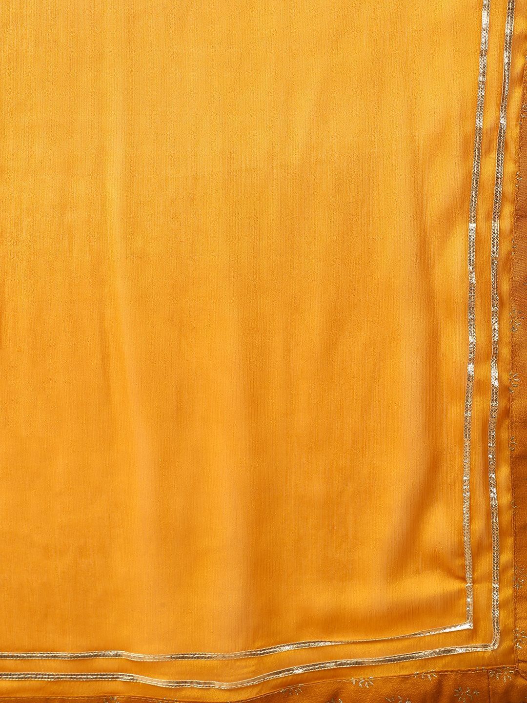 Dhiyona KL Ethnic Motifs Embroidered Panelled Gotta Patti Kurta & Palazzos With Dupatta