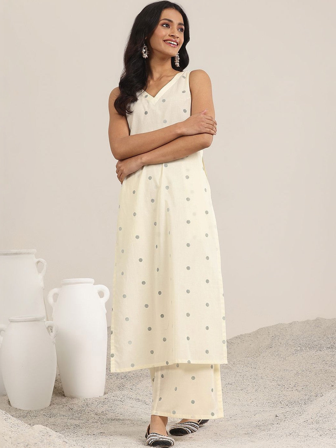 Women Printed Regular Kurta with Palazzos