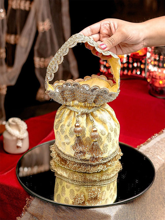 Dhiyona NR Embellished Potli Clutch