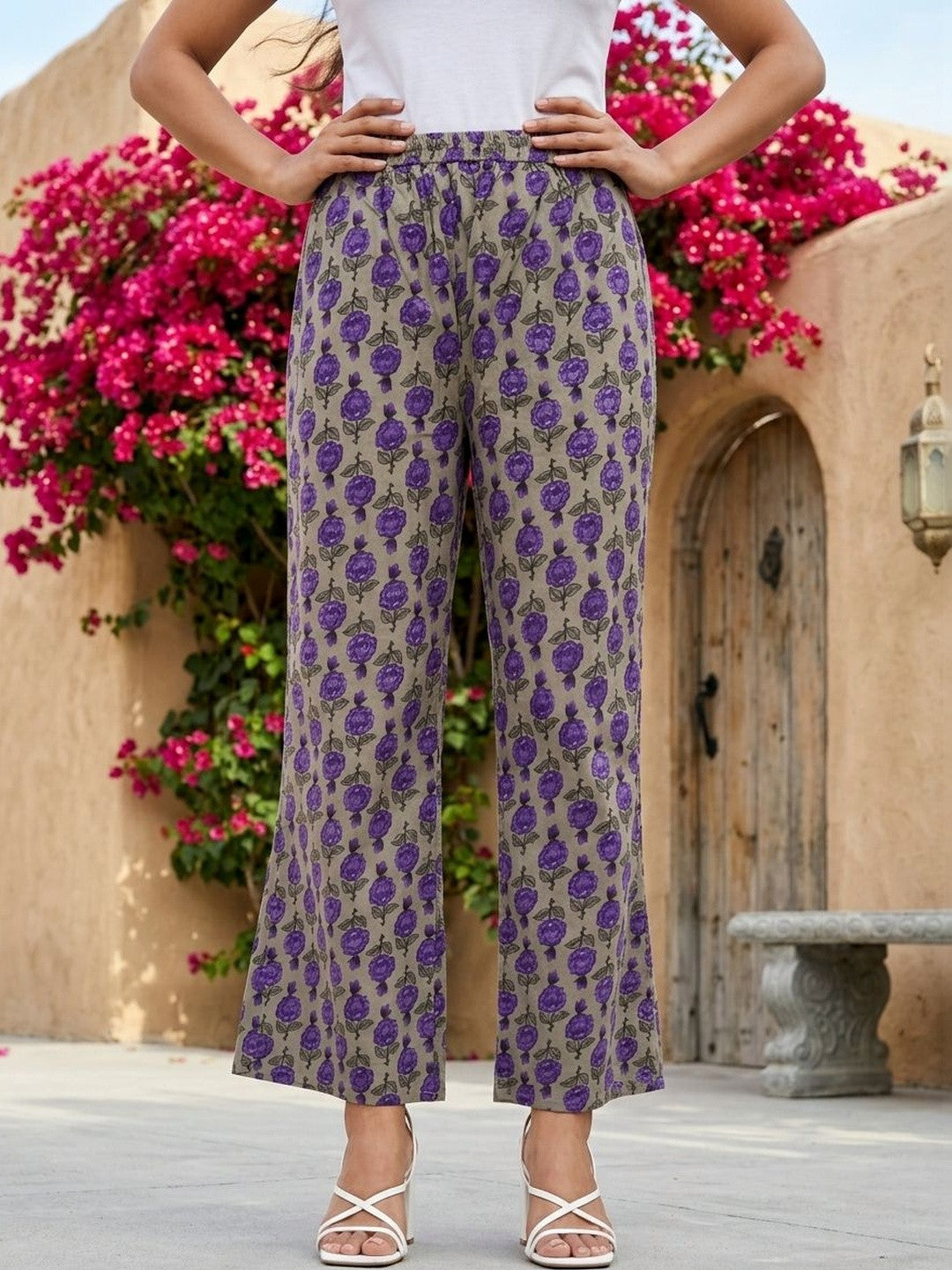 Printed Round Neck Kurta Sets