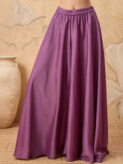 Dhiyona HOP Embroidered A-Line Kurta & Sharara With Dupatta