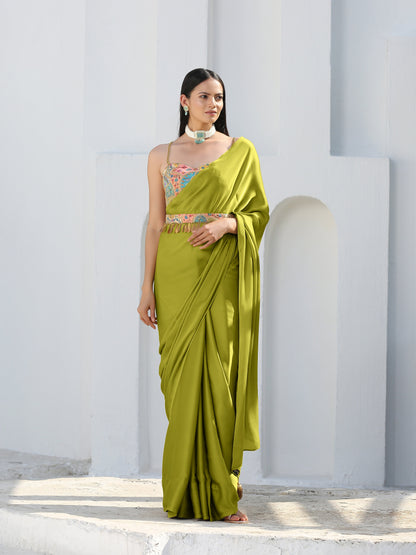 Dhiyona ST Belt - Multicolour Embroidered Gold