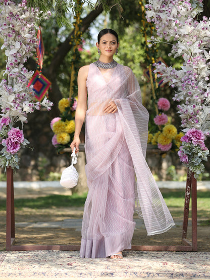 Dhiyona ST Potli - Iridescent Sequin with White Lace