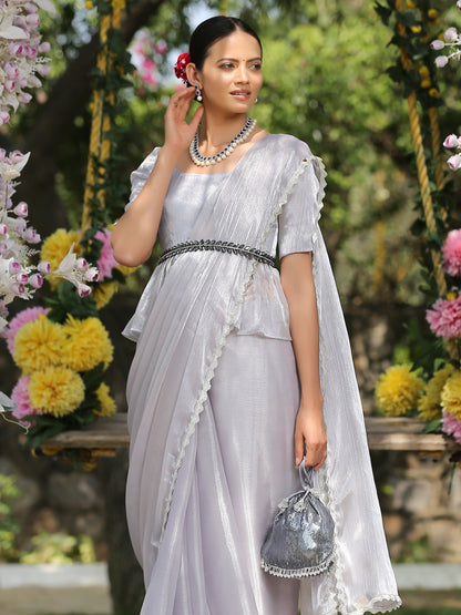 Dhiyona ST Belt - Glass Silver
