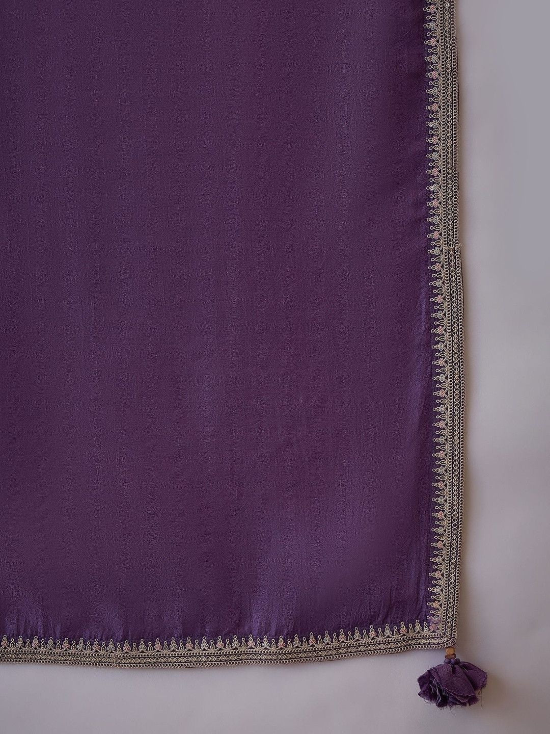 Embroidered Sweetheart Neck Kurta & Palazzos With Dupatta