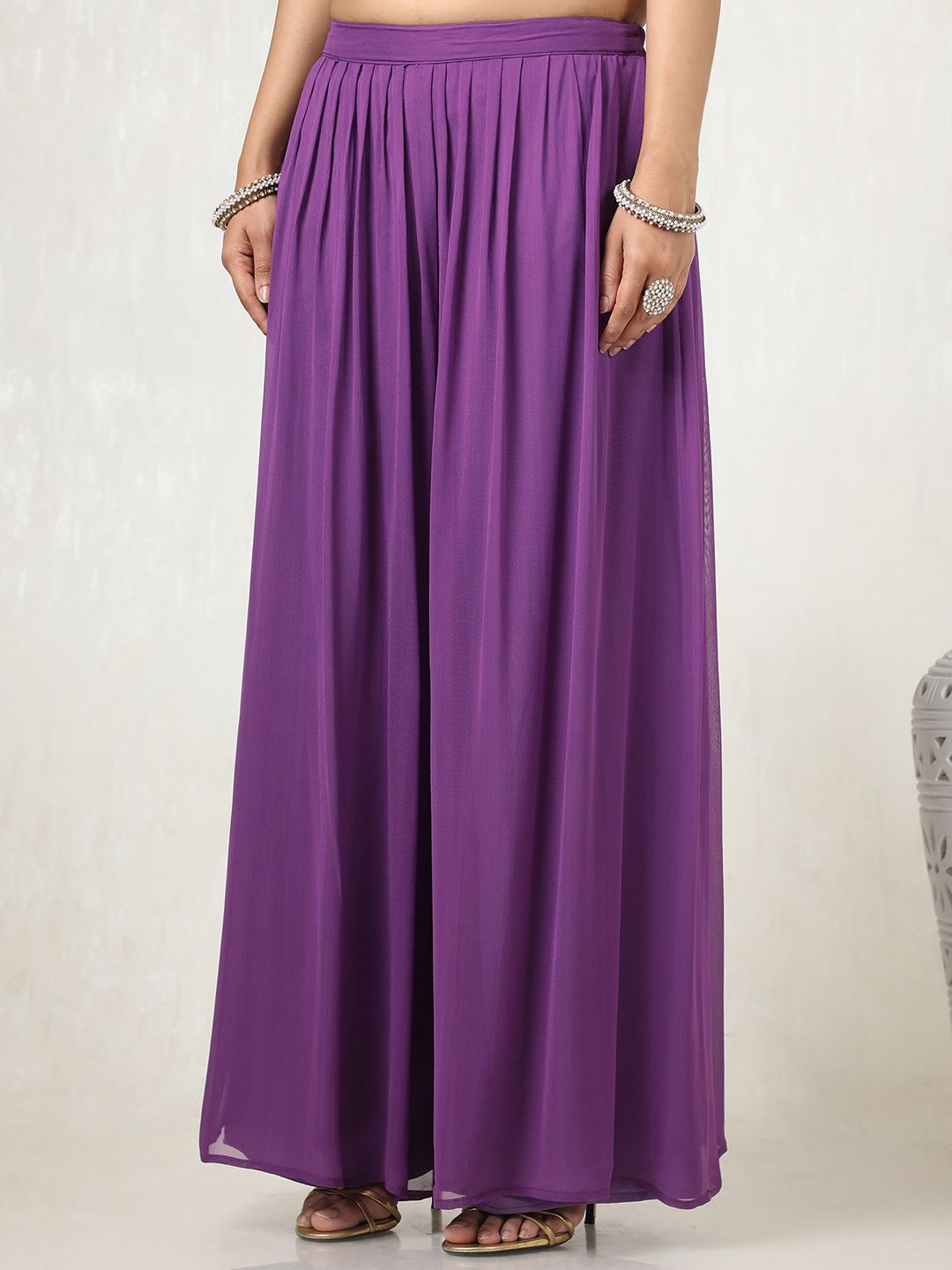Dhiyona SO Women's Women Embroidered Regular Sequinned Kurta with Palazzos & With Dupatta