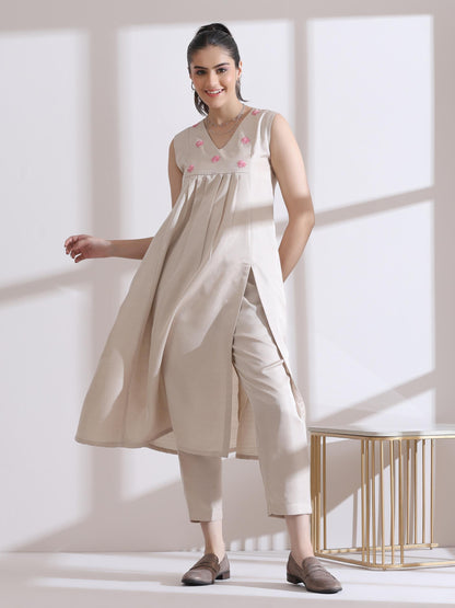 Dhiyona ST 1 Pc Airskin Cream Pants