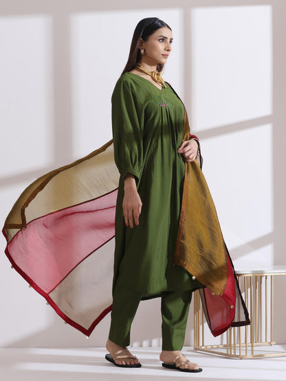 Dhiyona ST 1 Pc Dupatta - Banarasi Tissue 3 Colour Dupatta