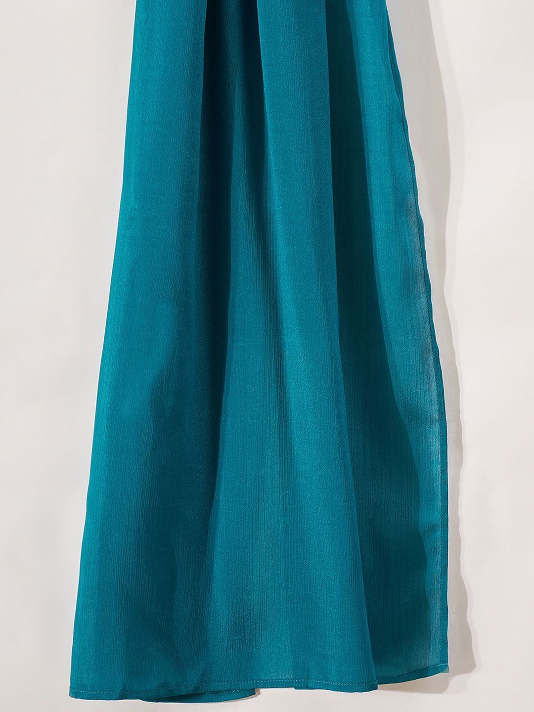 Dhiyona SN Embroidered Round Neck Straight Kurta & Palazzos With Dupatta