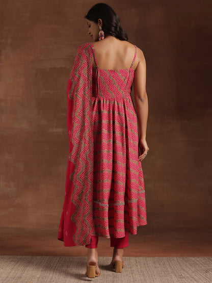 Women Ethnic Motifs Printed Empire Kurta with Trousers & With Dupatta