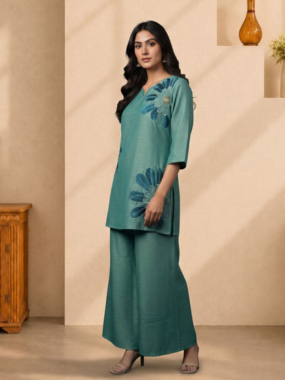 Prisha jay embroidery co-ord set