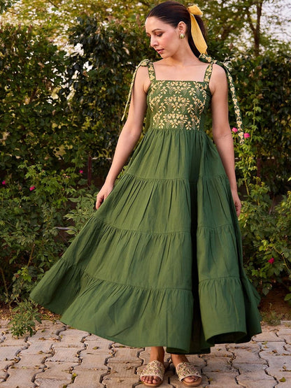 Dhiyona AY Women's Cotton Ethnic Dresses