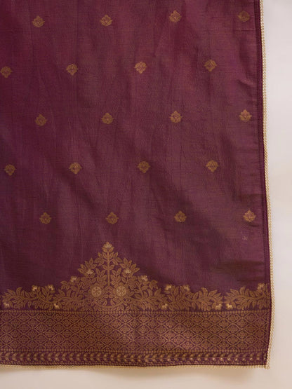Dhiyona CH Women Ethnic Motifs Embroidered Regular Sequinned Kurta with Palazzos & Dupatta