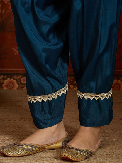 Women Regular Gotta Patti Kurta with Patiala & With Dupatta