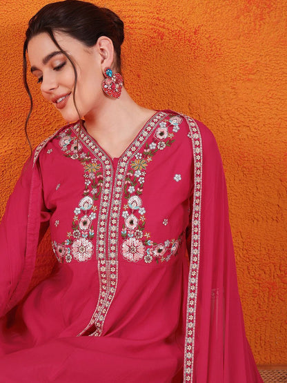 Dhiyona SN Embroidered Anarkali Kurta Set