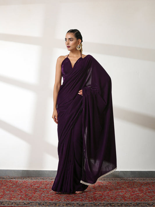 Dhiyona ST Plush Velvet Saree