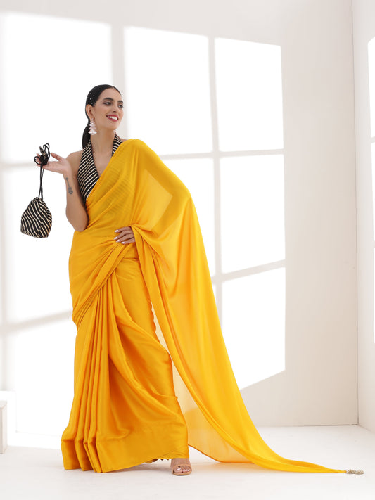 Dhiyona ST Sunny Side Up Satin Saree