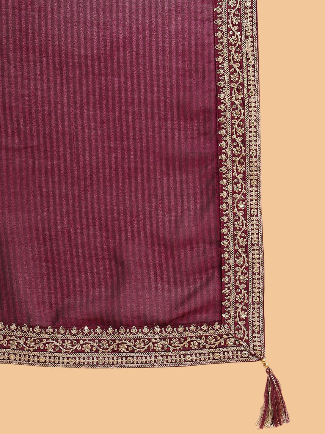 Dhiyona KL Ethnic Motifs Yoke Design Kurta with Palazzos & Dupatta