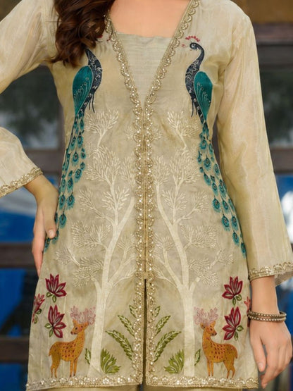 Malti Dove Work Co-ord Set
