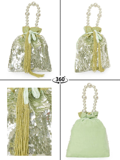 Dhiyona NR Embellished Potli Clutch