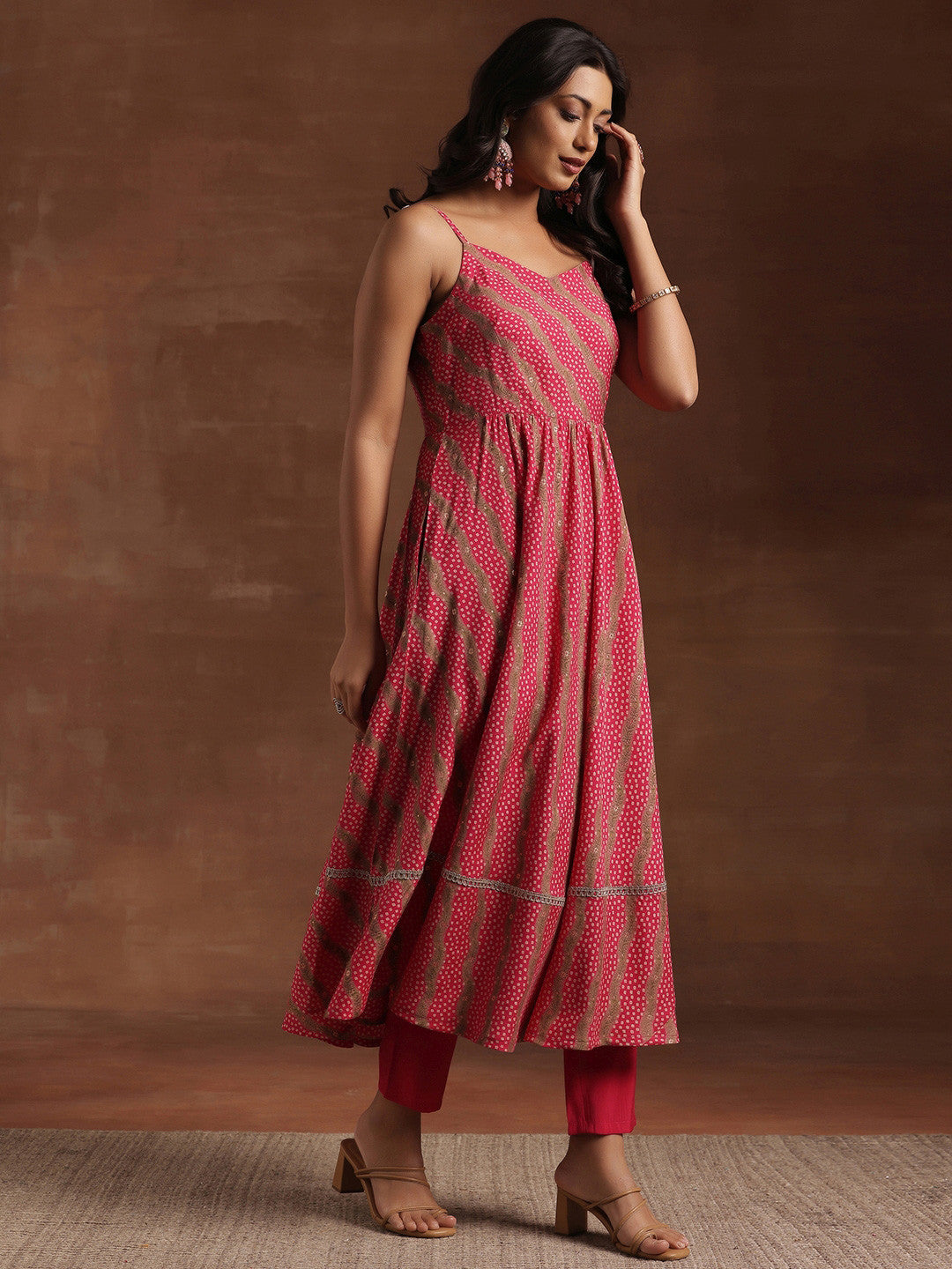 Women Ethnic Motifs Printed Empire Kurta with Trousers & With Dupatta