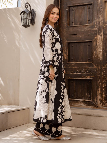 Karen abbey printed kurta pant set