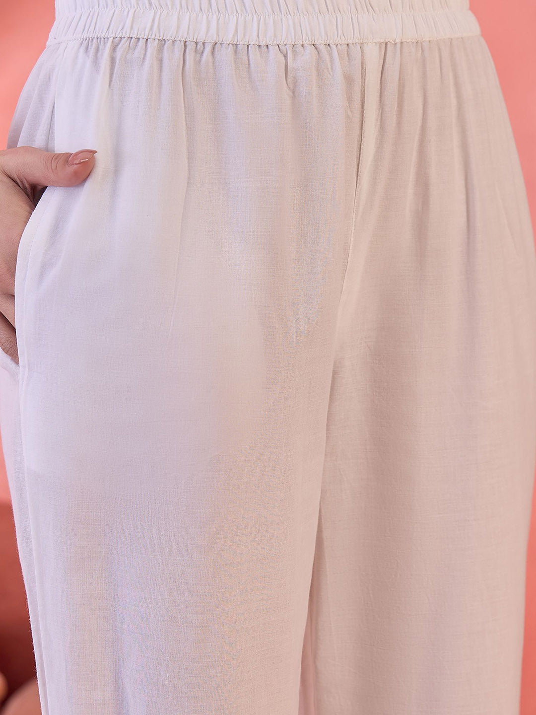 Printed Pure Cotton Kurta Trouser With Dupatta
