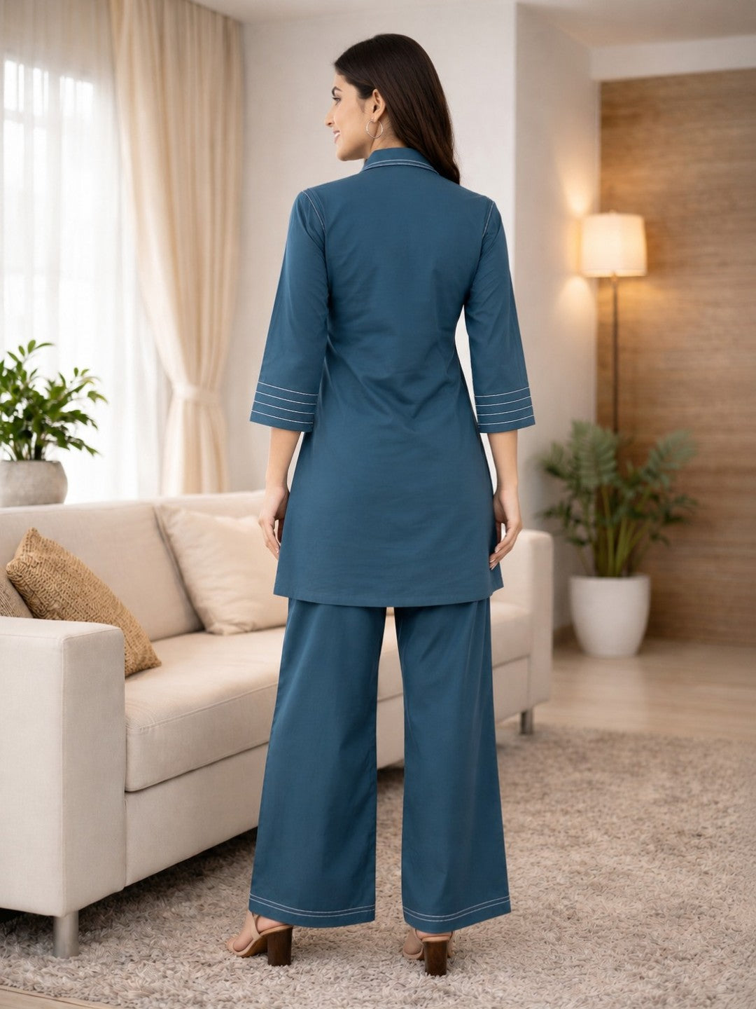 Akshara yale cotton co-ord set