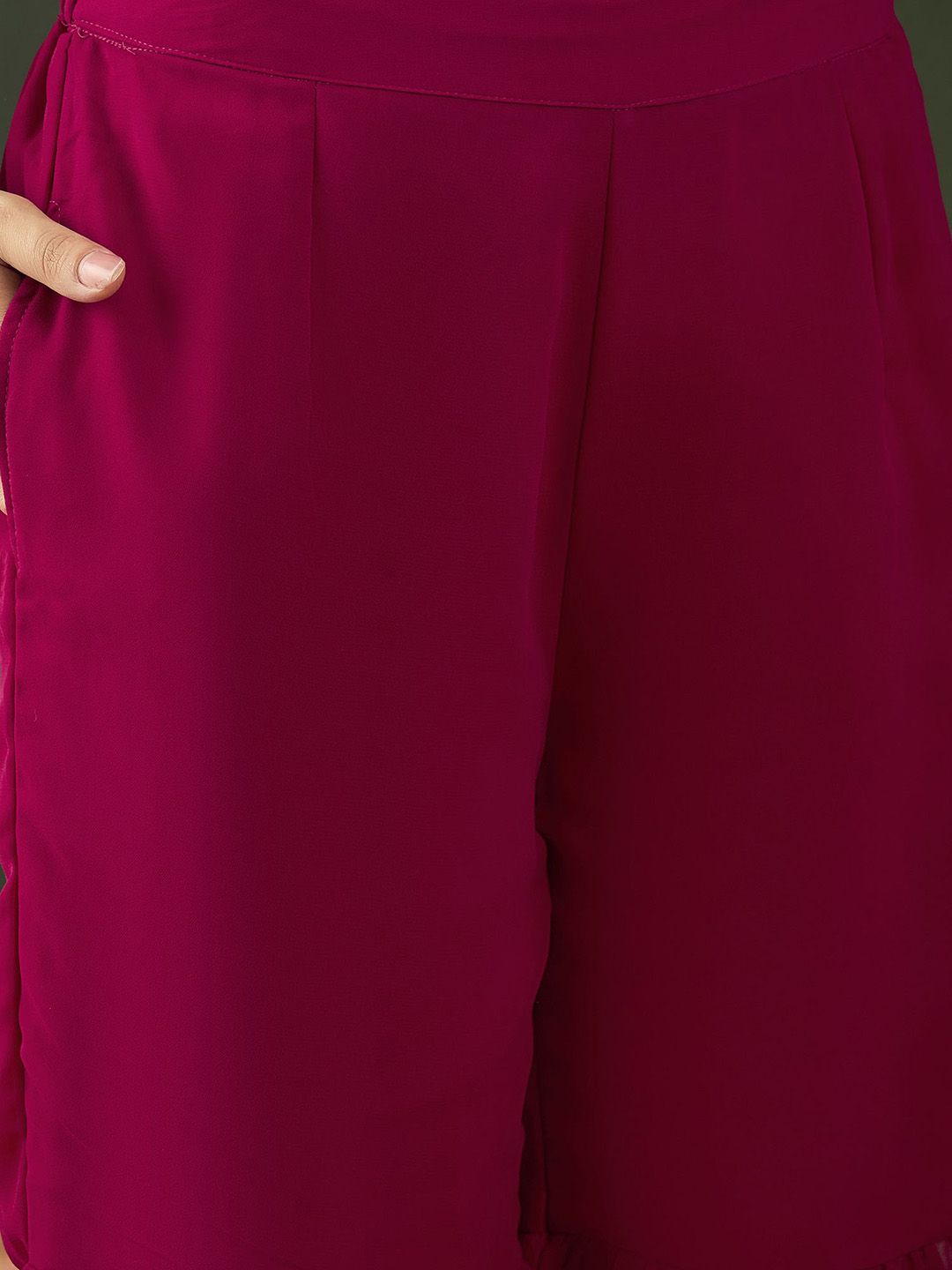 Dhiyona SN Sequenced With Embroidered Kurta & Sharara With Dupatta