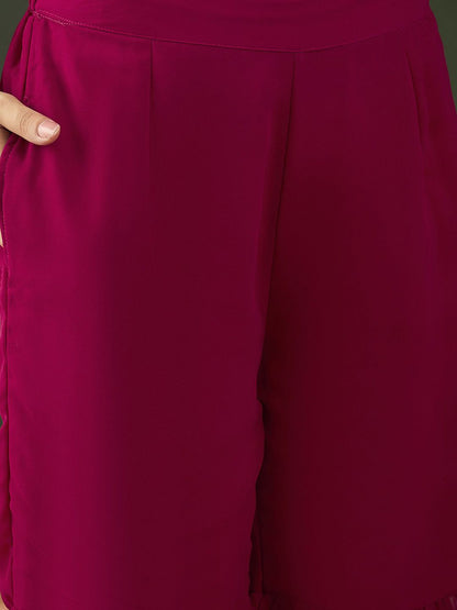 Dhiyona SN Sequenced With Embroidered Kurta & Sharara With Dupatta