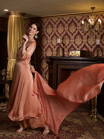 Dhiyona CH Applique Embroidered Kurta Set