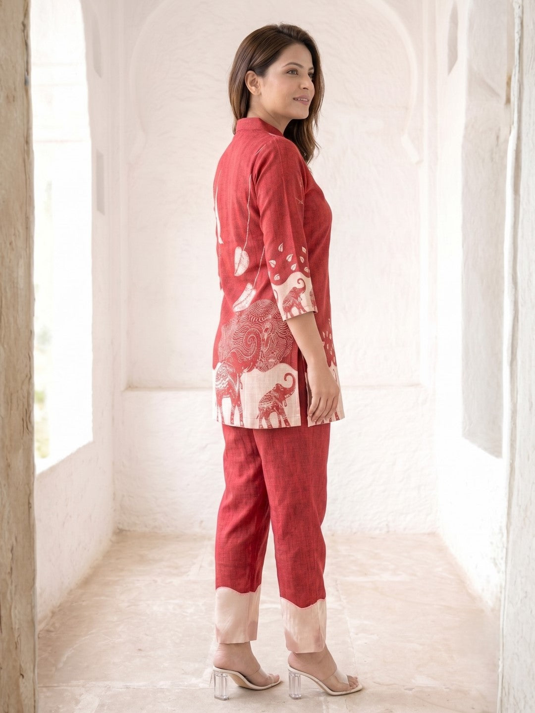 Akshara canta printed Cotton co-ord set
