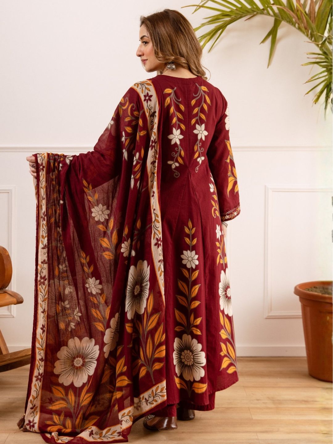 Karen Mulberry Cotton Suit Set