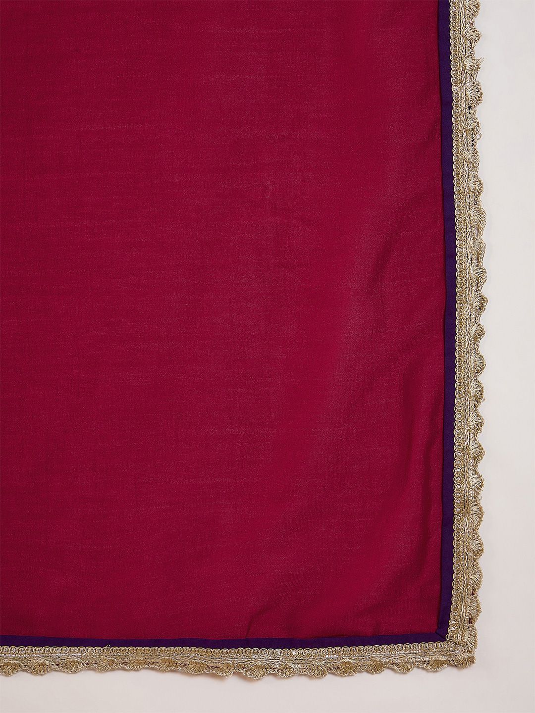 Dhiyona KL Women Ethnic Motifs Embroidered Regular Thread Work Kurta with Palazzos & With Dupatta