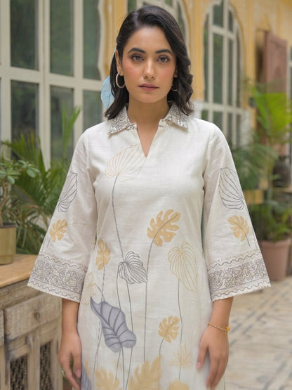 Dagdai Dove cotton printed co-ord set